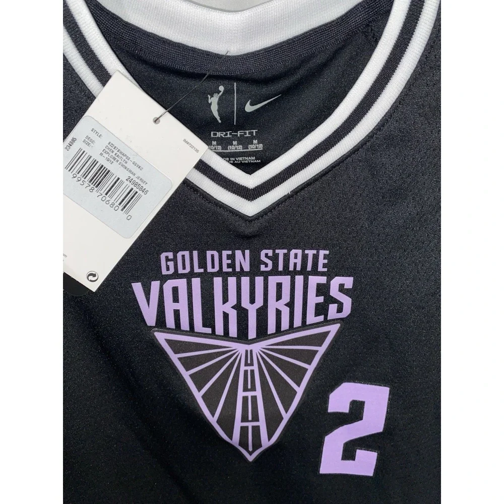 NWT Nike WNBA Golden State Valkyries Kaitlyn Chen‎ Explorer Jersey Youth Medium